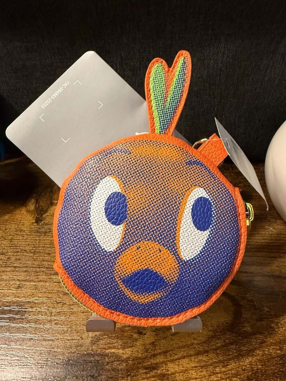 NWT Disney Parks Orange Bird Coin Purse Epcot Flower & Garden